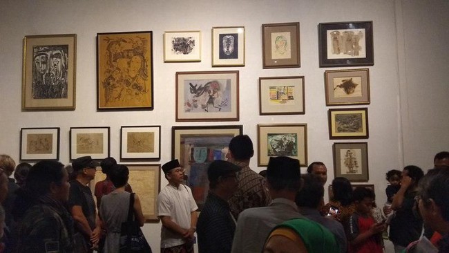 Seabad Widayat, 100 Lukisan Dipamerkan di OHD Museum Magelang