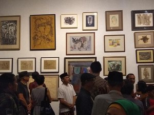 Seabad Widayat, 100 Lukisan Dipamerkan di OHD Museum Magelang