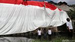 Potret Bendera Merah Putih Raksasa di Peringatan Sumpah Pemuda
