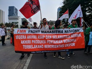 Aliansi Mahasiswa Bergerak Mulai Demo di Patung Kuda, Ini 9 Tuntutannya