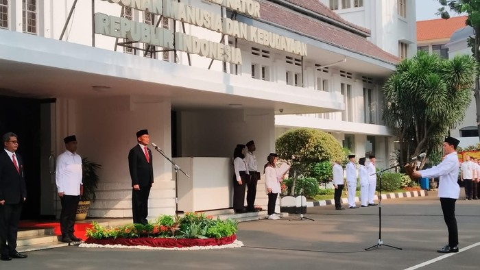 Upacara di Kemenko PMK, Muhadjir Bicara Peran Penting Pemuda Bagi Bangsa