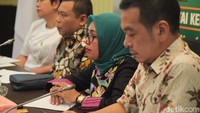 Pertemuan berlangsung di Ruang Fraksi Nusantara I Komplek Parlemen, Senayan, Jakarta, Senin (28/10/2019).