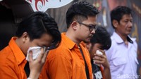Tiga tersangka yang diamankan adalah M, FF, dan PN.