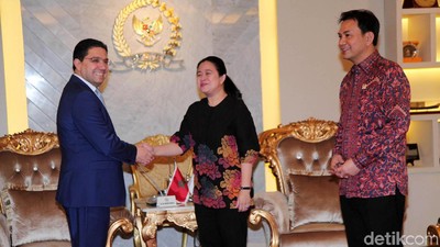 Puan Maharani Bertemu Menlu Maroko