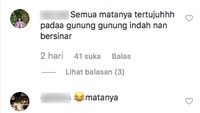 Beberapa mengomentari pandangan dua orang pria tersebut. Dok. Instagram/nikitamirzanimawardi_17