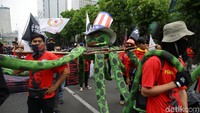 Meraka bahkan meletakkan replika ubur-ubur.
