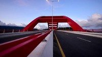 Sebelum adanya jembatan, penyebaran penduduk Kota Jayapura tidak merata. Istimewa/Dok. Kementerian PUPR.