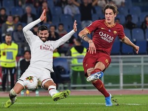 Roma Vs Milan: Gol Dzeko & Zaniolo Menangkan Giallorossi