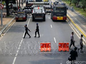BEM SI Jabodetabek Demo Hari Ini, Lalin Sekitar Istana Ditutup