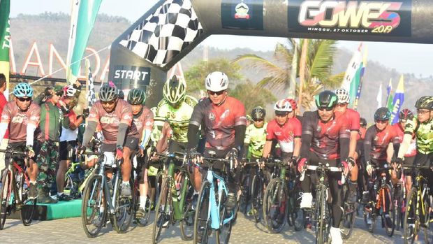 Mandalika Gowes 2019, Promosikan Indahnya Lombok Lewat Sepeda