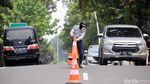 Suasana Lalu Lintas di Jalan Kemang Raya yang Dibagi 3 Lajur