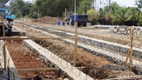 Tak ada pembebasan lahan yang dilakukan oleh BTP untuk reaktivasi jalur ini. Pasalnya, jalur tersebut adalah lintasan mati, sehingga BTP hanya memperbaiki jalur mati yang sudah ada sebelumnya.