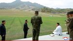 Potret Kim Jong Un di Kota Spa