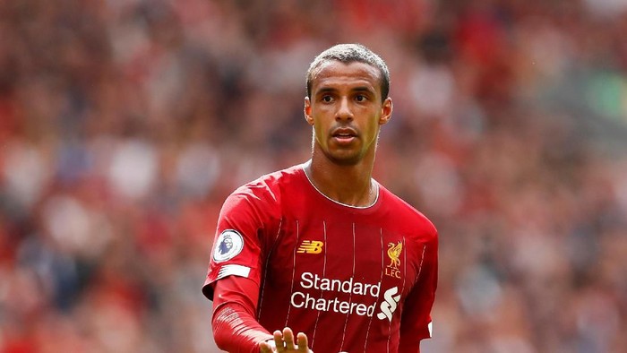 FILE PHOTO: Soccer Football - Premier League - Liverpool v Newcastle United - Anfield, Liverpool, Britain - September 14, 2019  Liverpools Joel Matip   Action Images via Reuters/Jason Cairnduff  EDITORIAL USE ONLY. No use with unauthorized audio, video, data, fixture lists, club/league logos or live services. Online in-match use limited to 75 images, no video emulation. No use in betting, games or single club/league/player publications.  Please contact your account representative for further details./File Photo