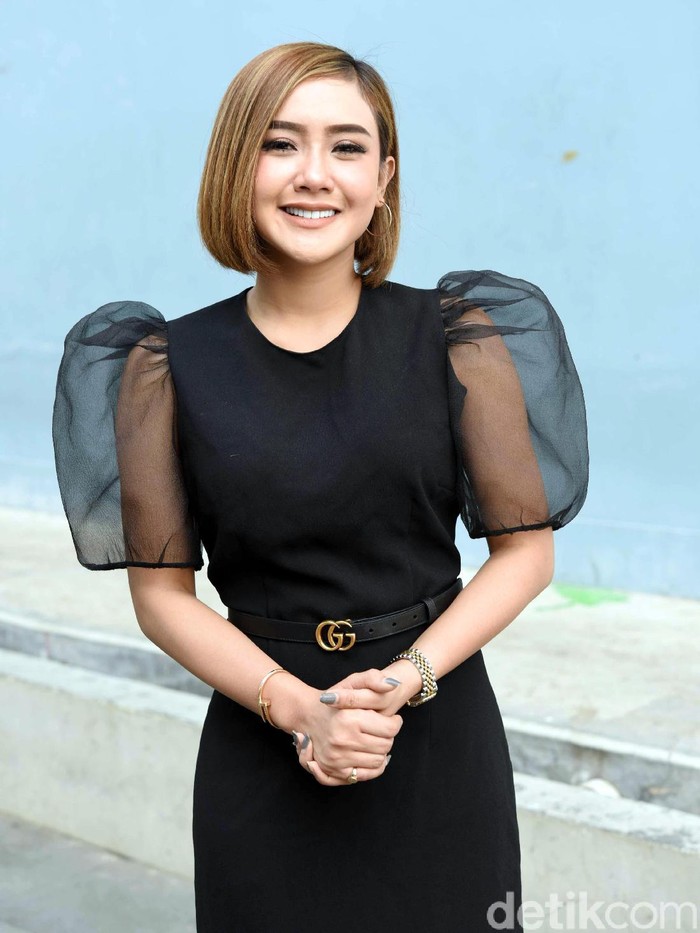 Cita Citata saat ditemui di studio Trans TV.