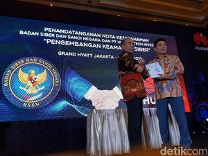 BSSN Gaet Huawei Kembangkan Kapasitas SDM Keamanan Siber