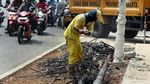 Kabel Semrawut di Salemba Mulai Ditertibkan