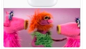 Seperti tokoh dalam Muppets. Foto: Twitter