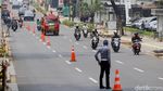 Suasana Lalu Lintas di Jalan Kemang Raya yang Dibagi 3 Lajur