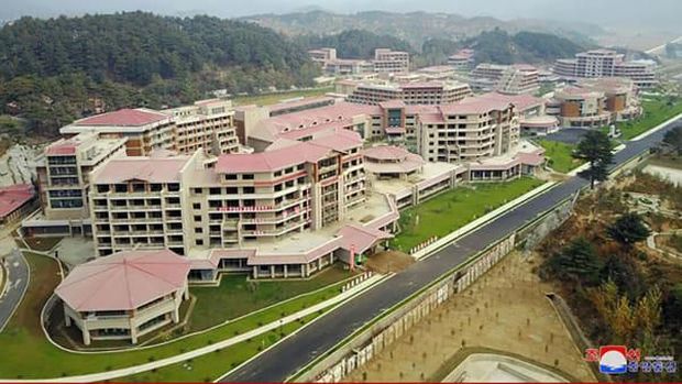 Resmi! Kim Jong Un Buka Kota Spa di Korea Utara