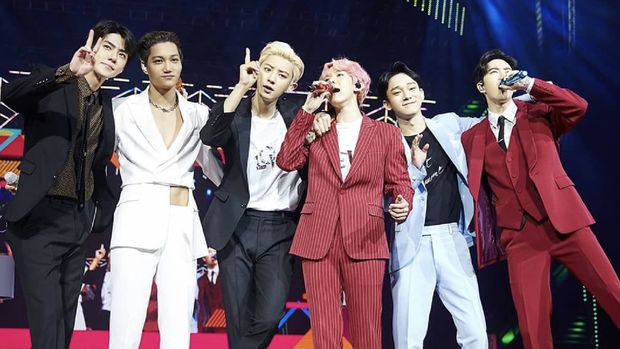 EXO (Screenshot instagram @weareone.exo)