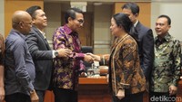 Penetapan digelar di ruang rapat Komisi III, gedung DPR, Senayan, Jakarta, Selasa (29/10/2019).