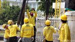 Kabel Semrawut di Salemba Mulai Ditertibkan