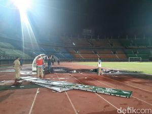 Stadion GBT Rusak Karena Ricuh Suporter, Ini Kata Pemkot Surabaya