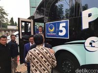 Ditemani Menkominfo, Surya Paloh Sambangi DPP PKS