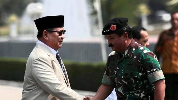 Aktivitas Menhan Prabowo: Terima Dubes China Hingga Kunjungi Mabes TNI