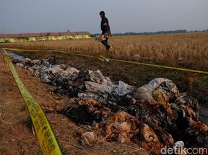 Lumpur Beracun yang Dikubur di Karawang Milik Pabrik Tekstil Area Bandung