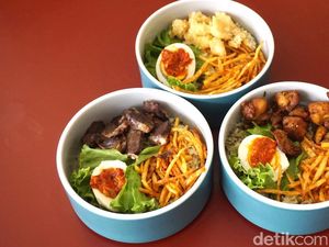 Nasi Jeruk Tanggal Tua: Ada Rice Bowl Nasi Jeruk Pakai Lauk Masakan Rumahan