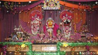 Kuil Hare Krishna didekorasi untuk memperingati Diwali. (Putu Intan Raka Cinti/detikcom)
