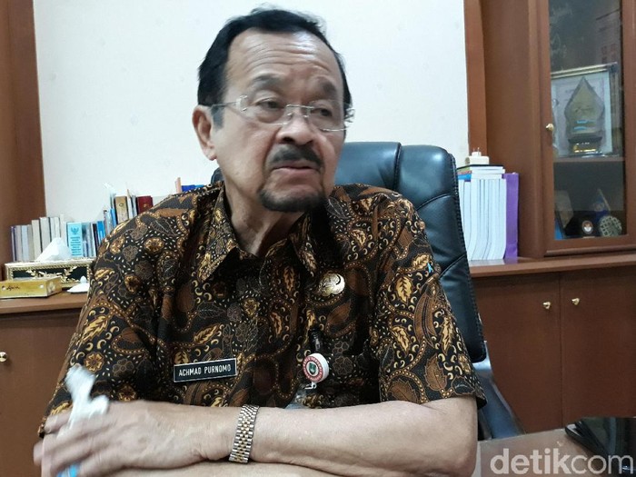 Achmad Purnomo, bakal cawalkot yang diusung DPC PDIP Solo, Rabu (30/10/2019).
