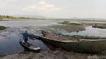 Potret Waduk Mrica Banjarnegara Mengering Akibat Kemarau