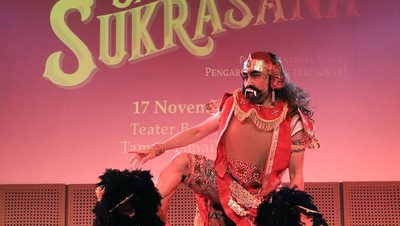 Serunya Pagelaran Wayang Orang Bertajuk Sang Sukrasana