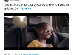 Netizen Heran Arsenal Dikalahkan Para Bocah Liverpool