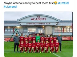 Netizen Heran Arsenal Dikalahkan Para Bocah Liverpool