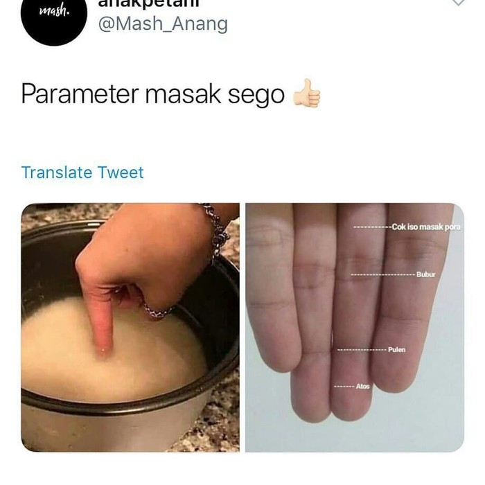 Netizen Bagikan Parameter Masak Nasi Ala Emak Emak