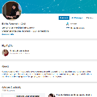 Riffa Sancati, Head of Finance, GoPayKepala Keuangan GoPay ini membuat profilnya dengan singkat dan padat. Namun bisa dilihat jika ia cukup sering berinteraksi dalam Articles & Activity. Dari situ, orang lain pun bisa melihat pemikiran dan sudut pandangnya terhadap isu dalam karier. Foto: LinkedIn