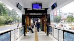 Foto Halte Transjakarta di Kawasan Bundaran HI Sebelum Dirusak Massa