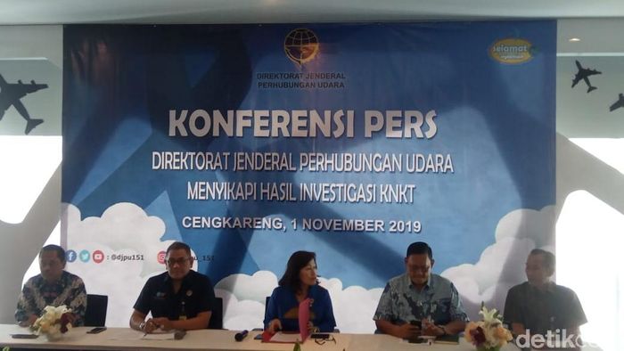 Foto: Konferensi Pers Ditjen Perhubungan Udara - Herdi Alif Alhikam Foto: Konferensi Pers Ditjen Perhubungan Udara - Herdi Alif Alhikam
