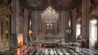 Rococo (1700), menjelang akhir periode Barok, gaya Rococo ini menjadi tren baru yang sempat menjadi pusat perhatian. Gaya Rococo (dari kata Perancis rocaille, yang berarti ornamen kerang) terkenal hanya selama tiga dekade pada masa pemerintahan Raja Louis XV. Istimewa/Dok. HomeAdvisor.