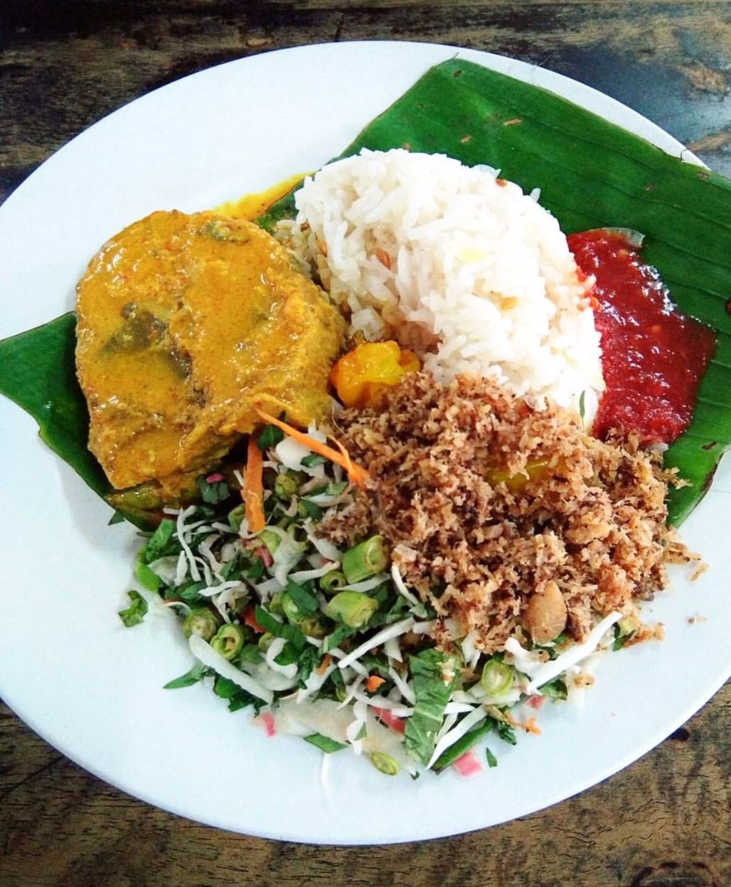 nasi dagang khas malaysia