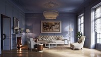 Neoclassical (1780 – 1880), pada akhir era Georgia, gaya interior Neoclassical mulai populer. Prinsip-prinsip desain ini tersebar di seluruh Eropa oleh para seniman yang belajar di Akademi Prancis di Roma. Istimewa/Dok. HomeAdvisor.