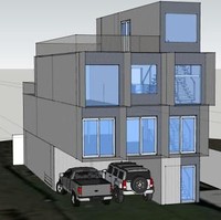 Mengaku bukan tukang bangunan atau ahli konstruksi profesional, Will menciptakan sketsa tiga dimensi sendiri di awal-awal proses pembuatan rumah. Tidak mudah memang membangun rumah dengan material tak biasa ini. Foto: Istimewa/Will Breaux