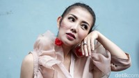 Bella pun kini mengurangi jadwal syuting karena ingin meluangkan waktu untuk anaknya. Pool/Palevi S/detikFoto.