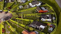 Letak rumah-rumah di Brondby Haveby ini ditata sedemikian rupa sehingga kota ini tampak bundar bila kita lihat dari atas. Boredpanda/henry_do.