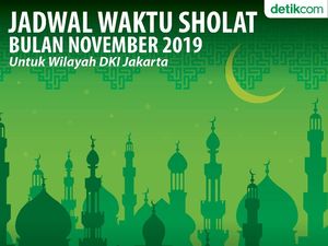 Jadwal Waktu Sholat November 2019 untuk DKI Jakarta