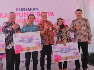 Kerja Sama Pemkot Tasikmalaya, Pertamina Resmikan Kampung Batik